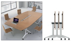 table de réunion pliable