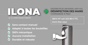distributeur de gel hydroalcoolique