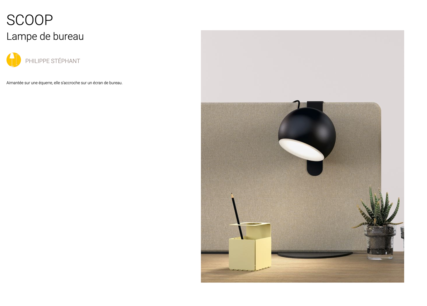 lampe de bureau scoop