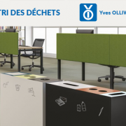 tri des déchets bureaux